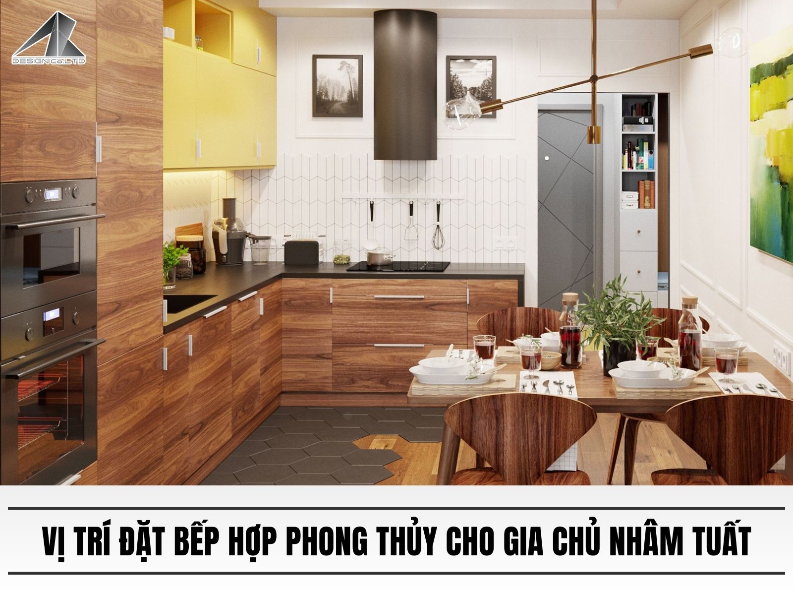 Vị trí đặt bếp hợp phong thủy cho gia chủ Nhâm Tuất
