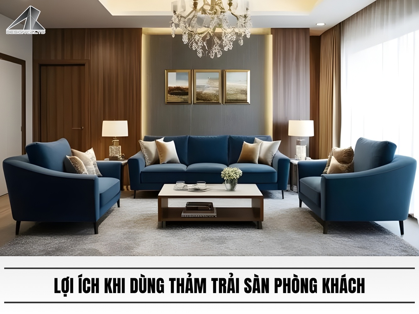 thi công nội thất phòng khách hiện đại