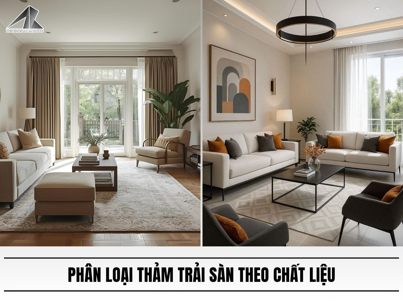 Phân loại thảm trải sàn theo chất liệu