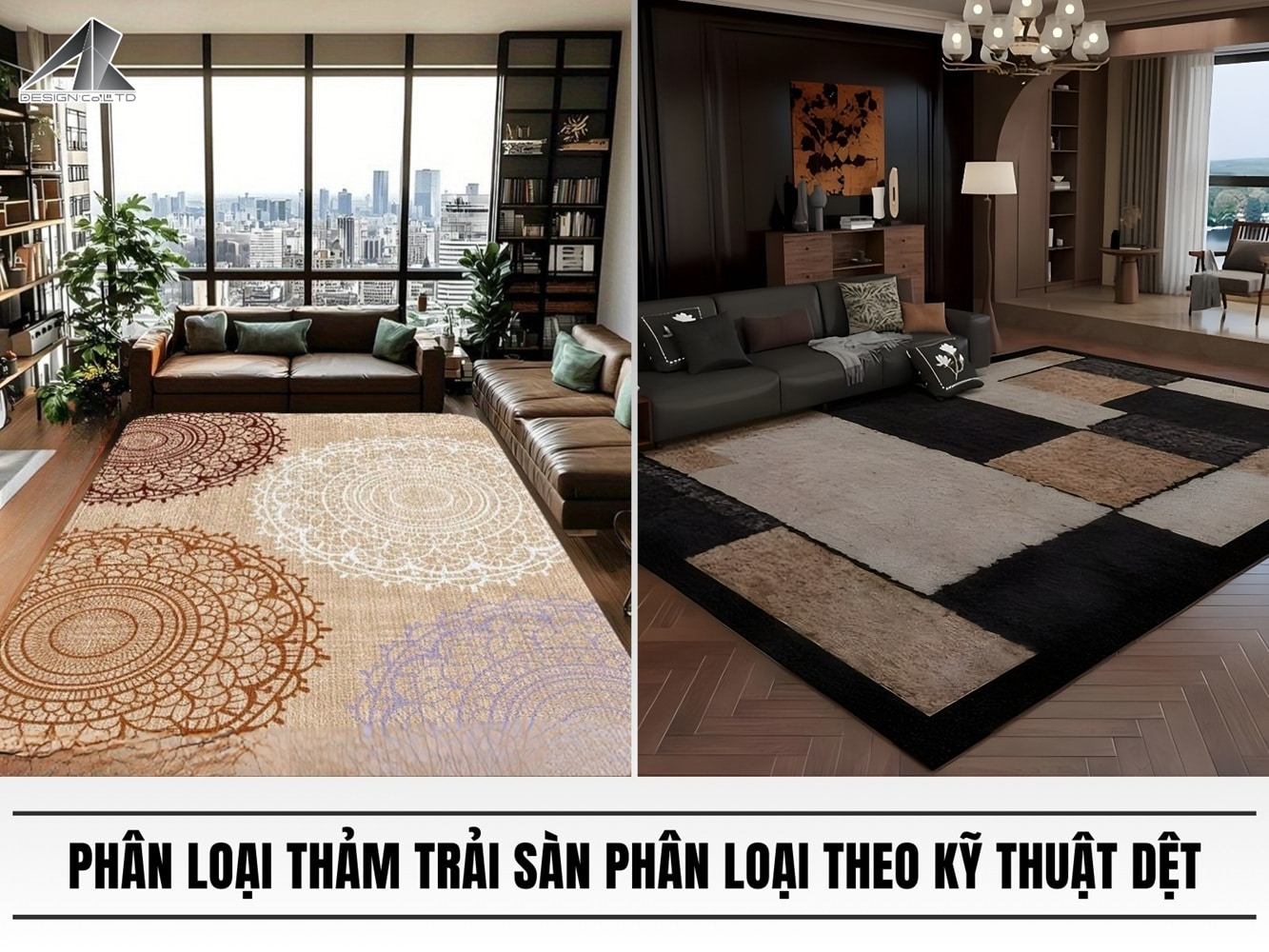 Phân loại thảm trải sàn theo kỹ thuật dệt