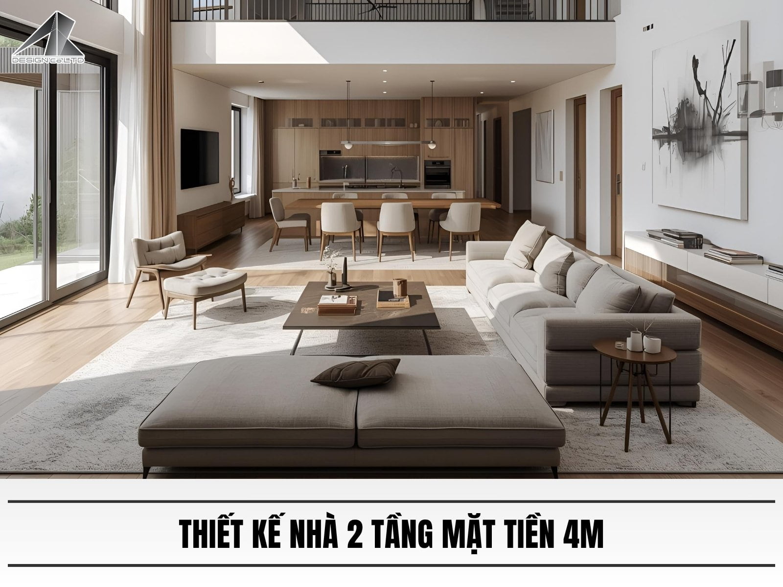 thi công nội thất phòng khách hiện đại