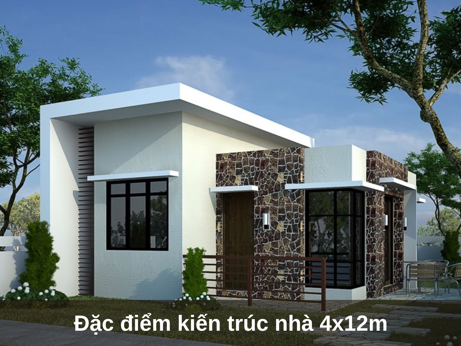 kien truc nha 4x12m co dac diem gi