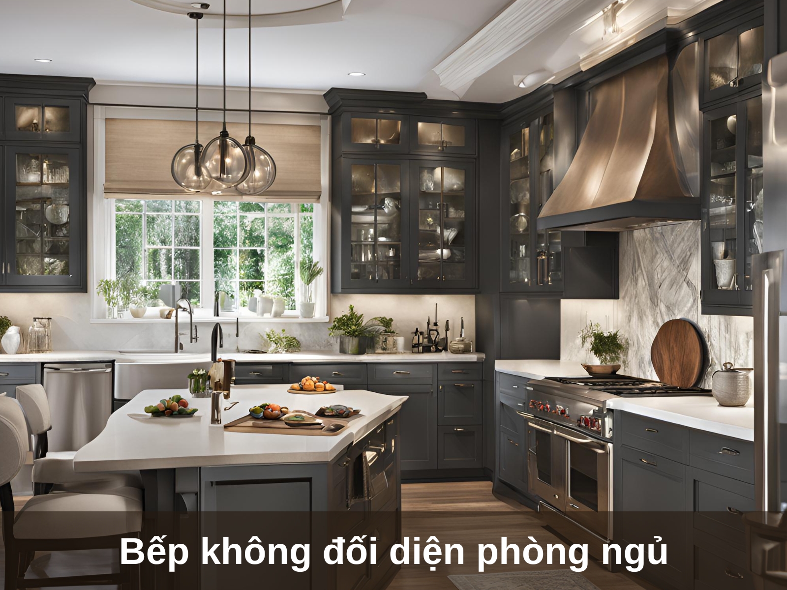 Tuyet doi khong de phong bep doi dien voi phong ngu