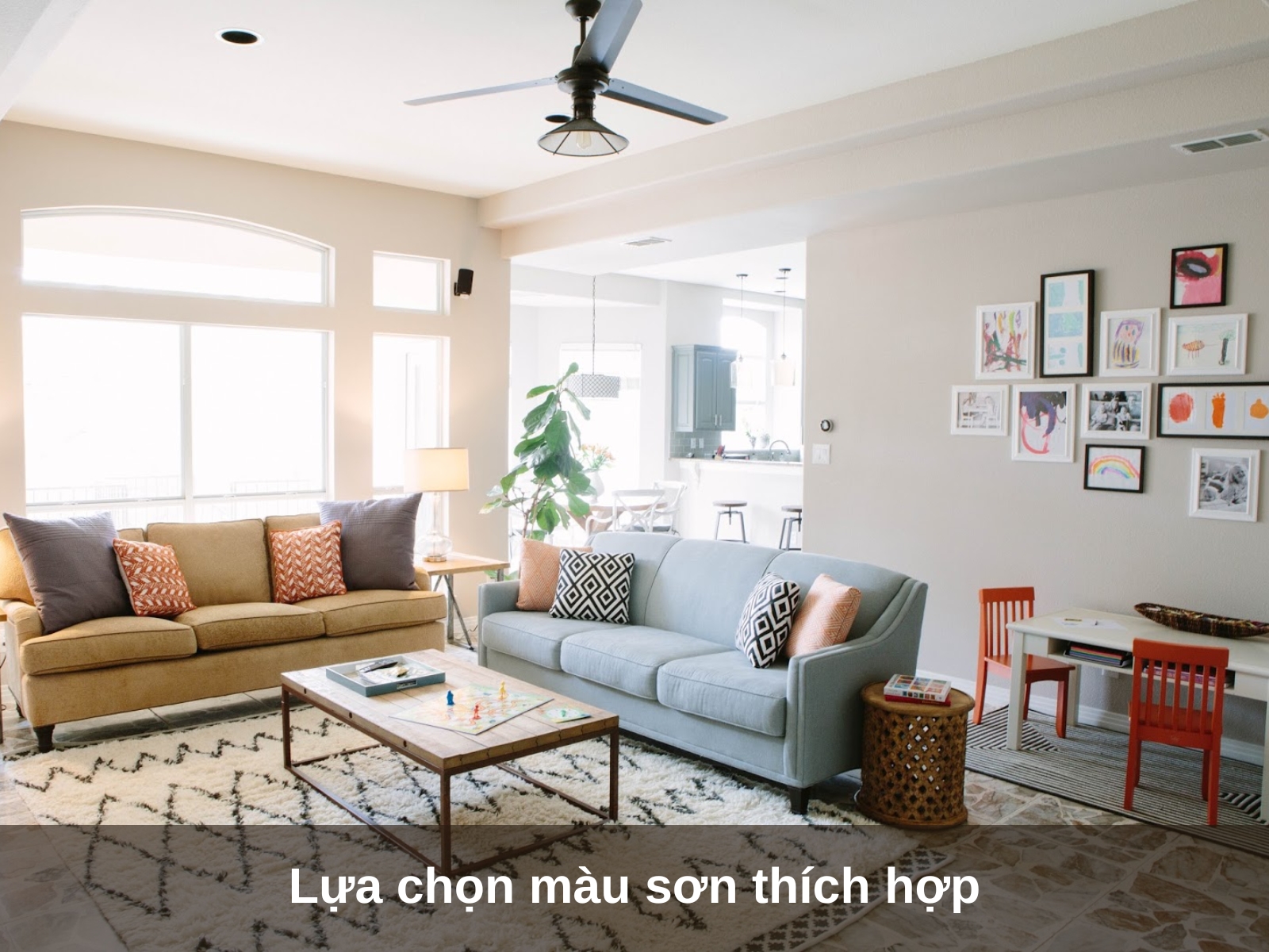 Lua chon mau son thich hop