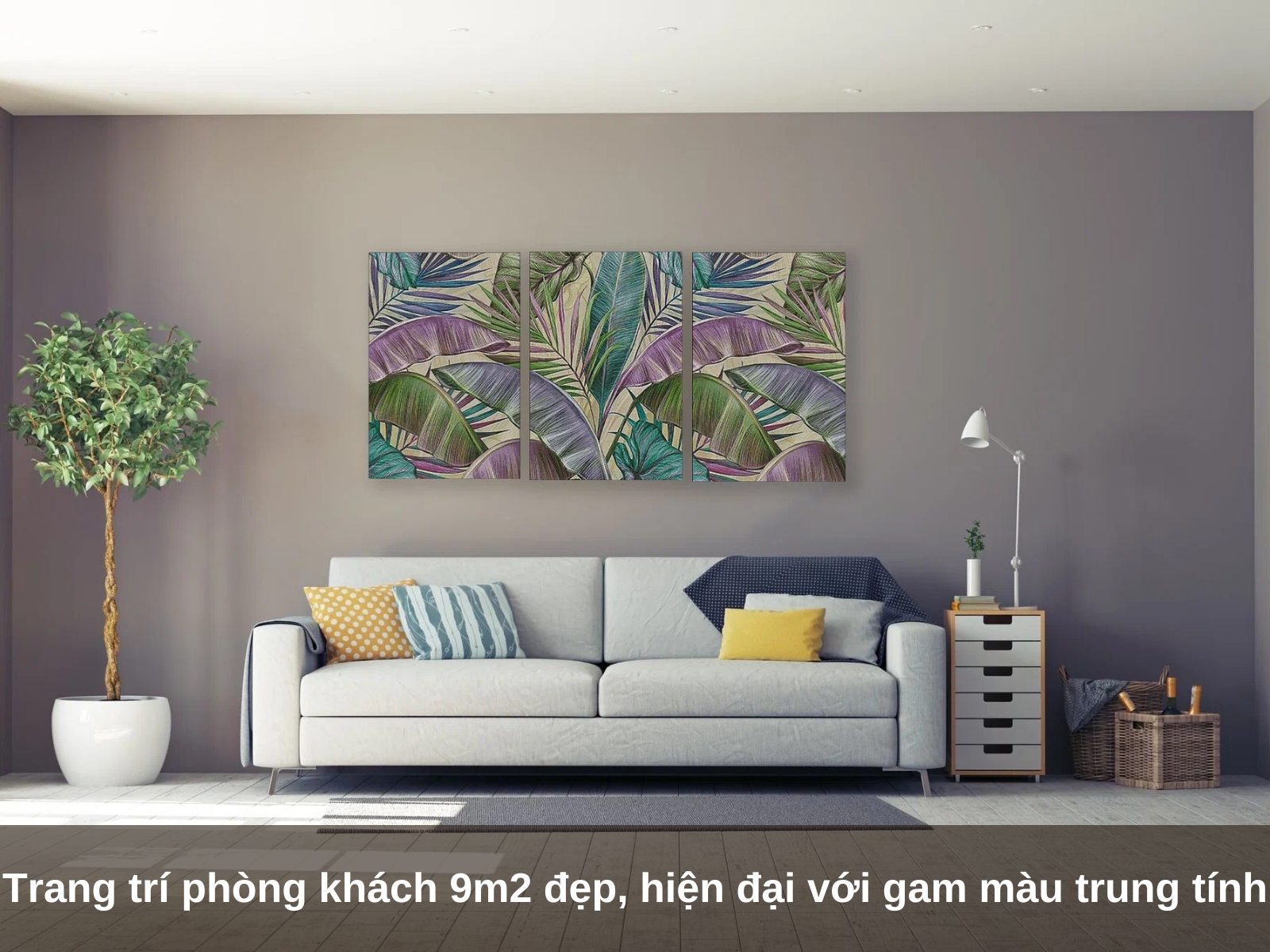 Nhung mau decor phong khach 9m2 an tuong thinh hanh nhat hien nay