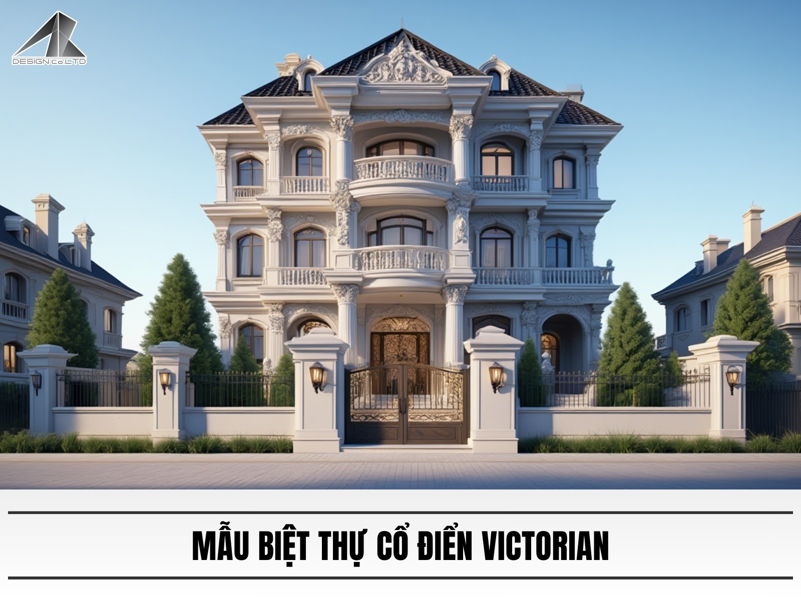 Mau biet thu co dien Victorian