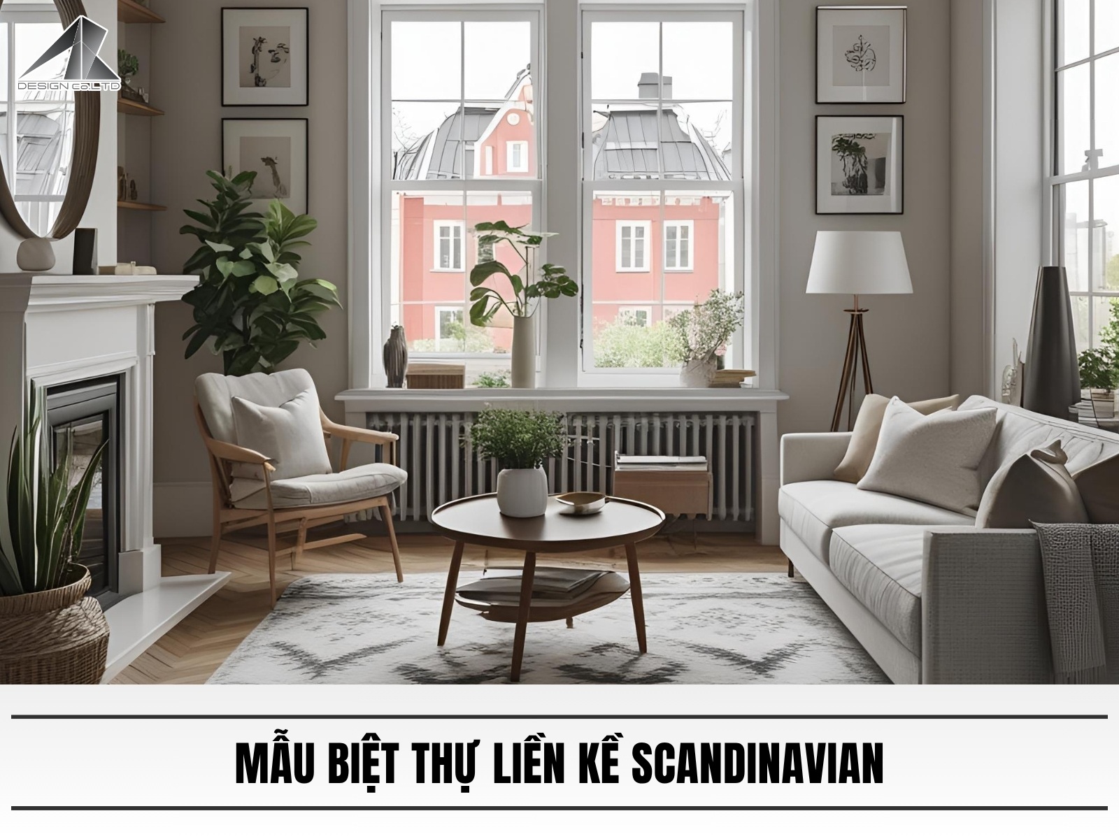 Mau biet thu lien ke phong cach Scandinavian