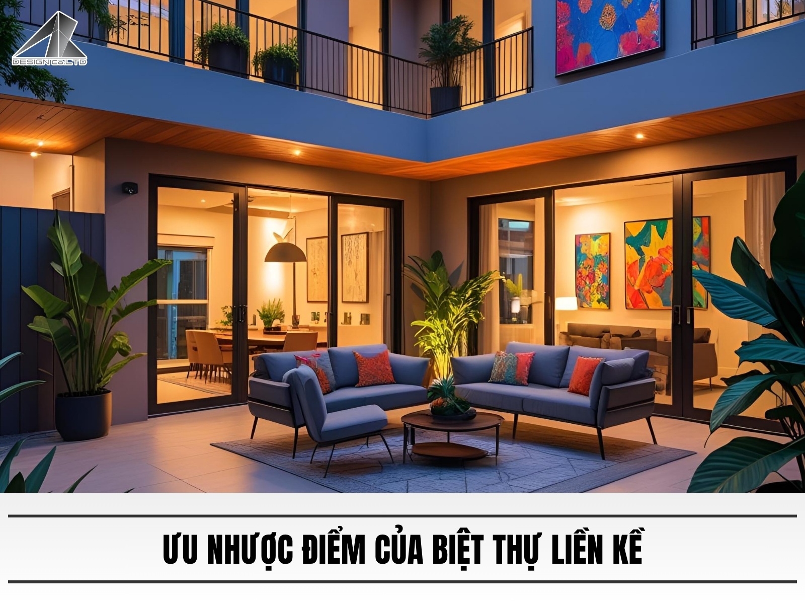 Uu nhuoc diem khi thiet ke noi that cho biet thu lien ke