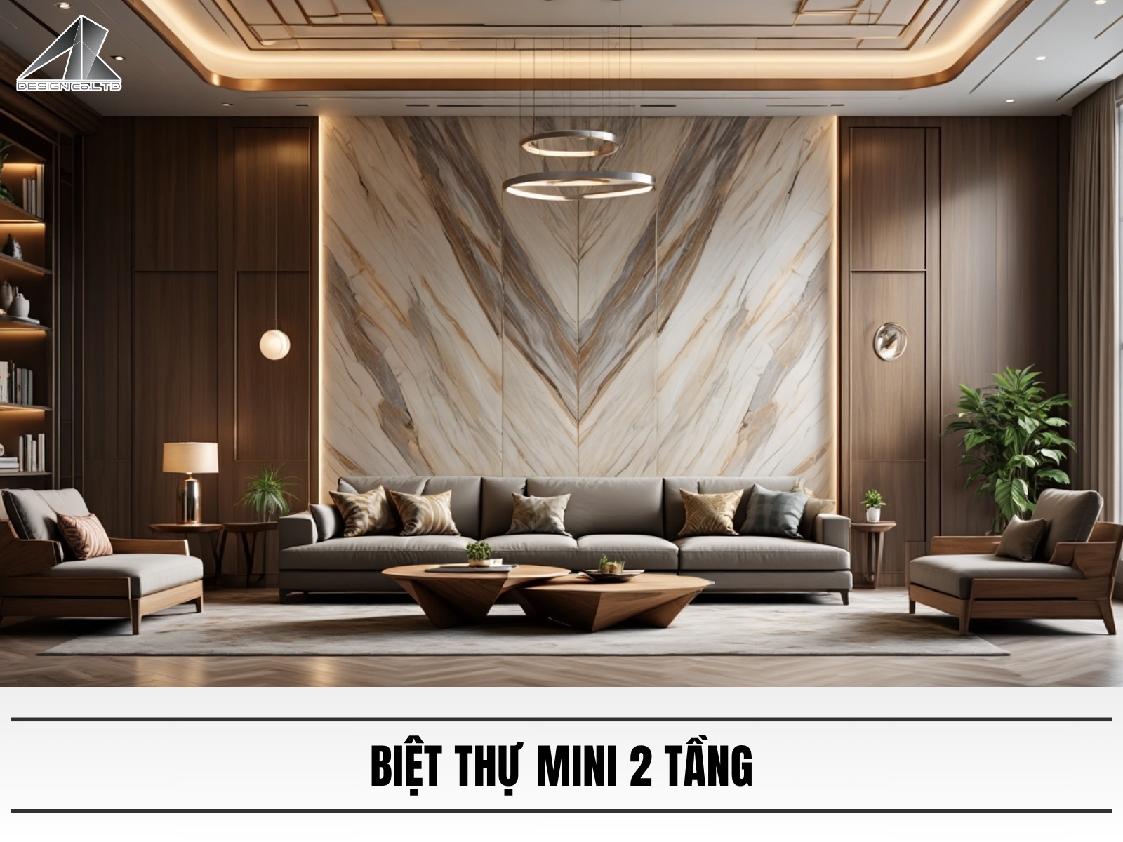 Mau thiet ke noi that biet thu mini 2 tang