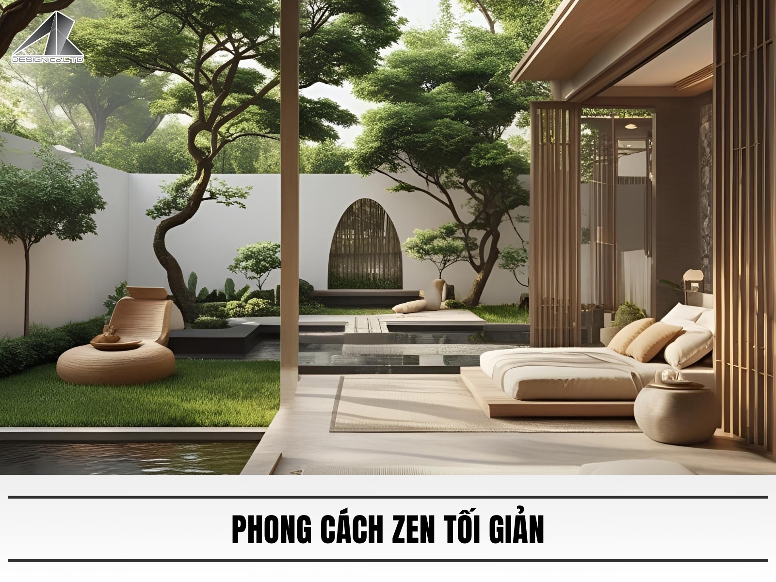 Mẫu thiết kế phong cách Zen tối giản