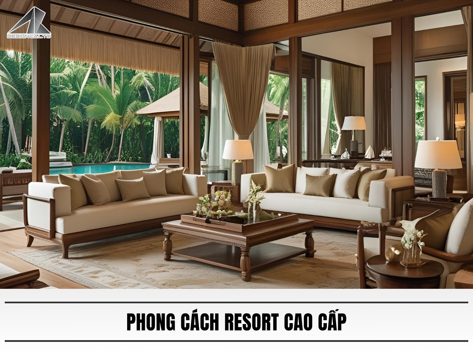 Mẫu thiết kế phong cách resort cao cấp