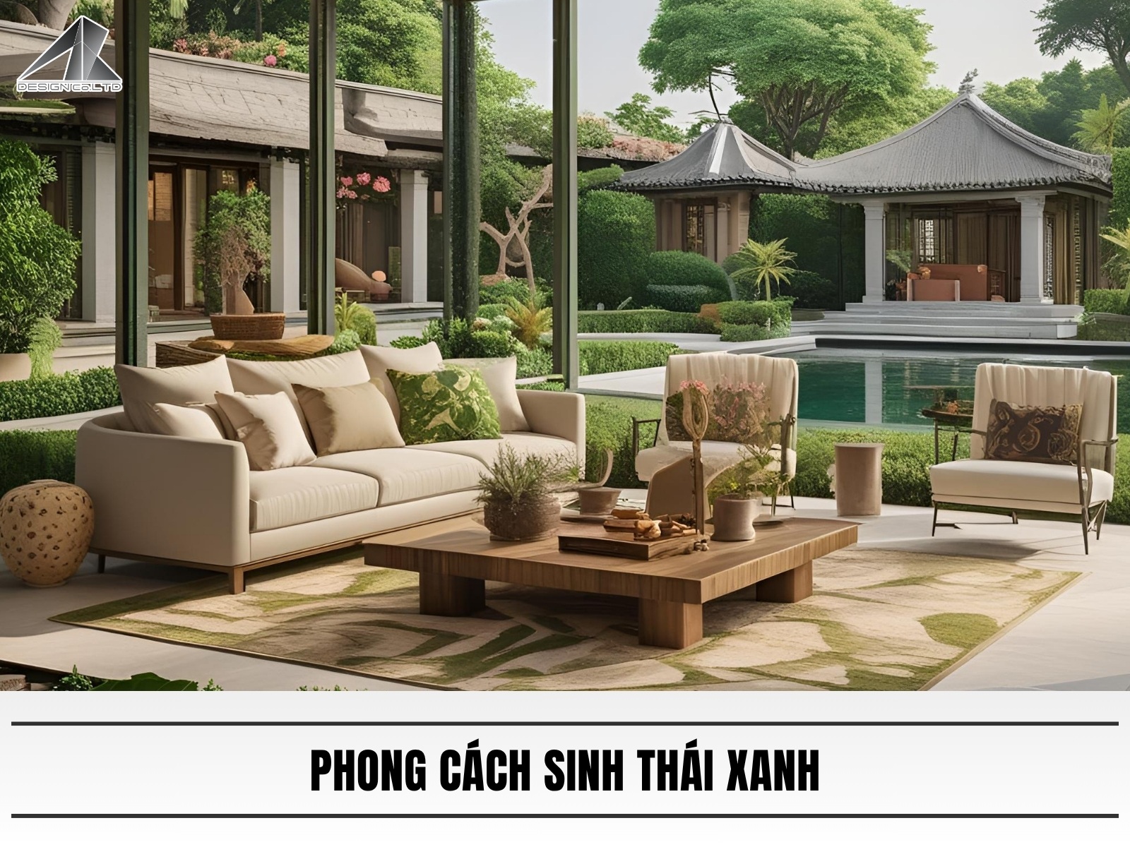 Mẫu thiết kế phong cách sinh thái xanh