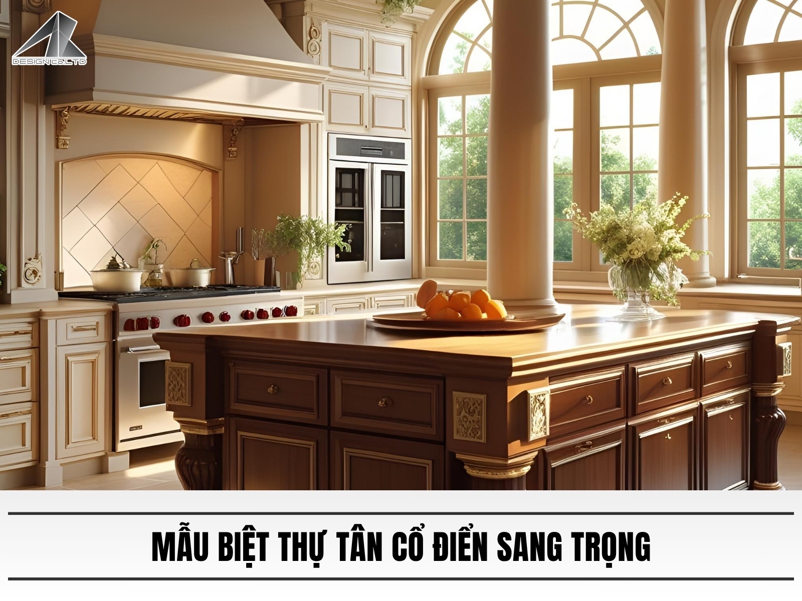 Mau biet thu tan co dien sang trong