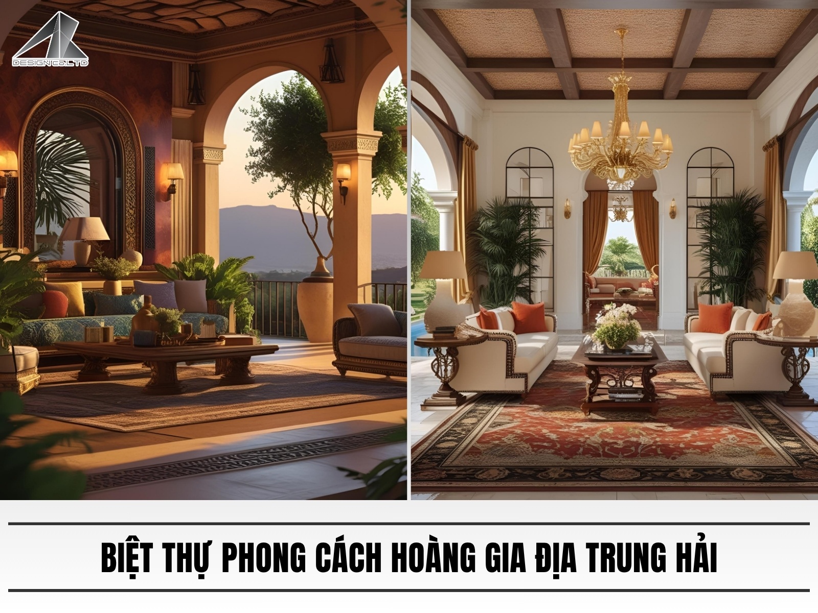 Biet thu phong cach hoang gia Dia Trung Hai