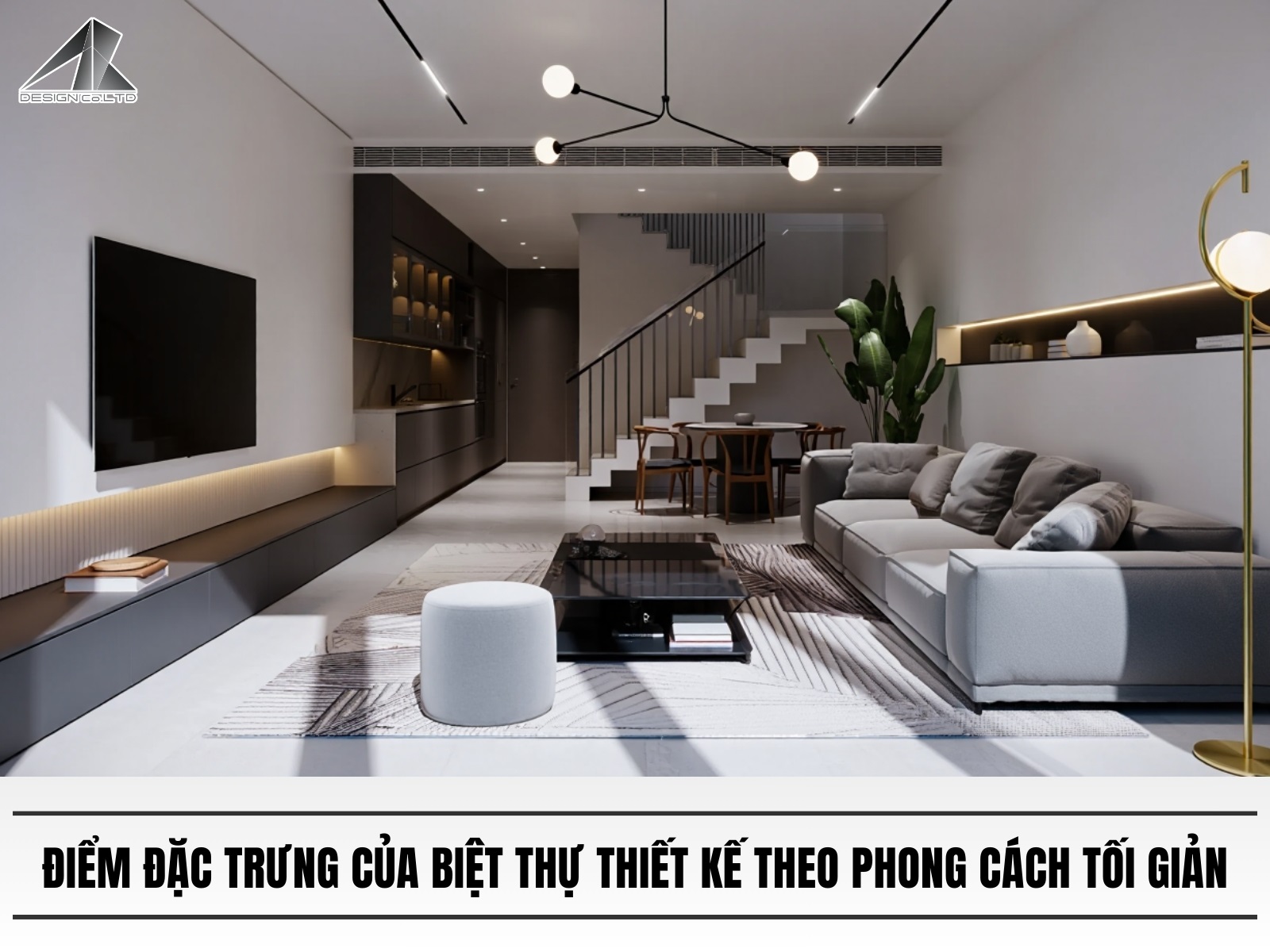 Diem dac trung cua biet thu thiet ke theo phong cach toi gian