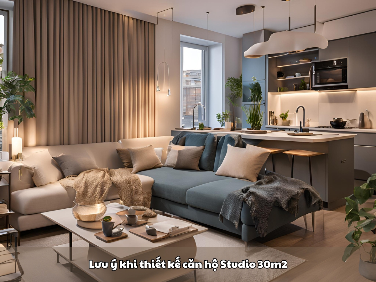 luu y khi thiet ke can ho studio 30m2