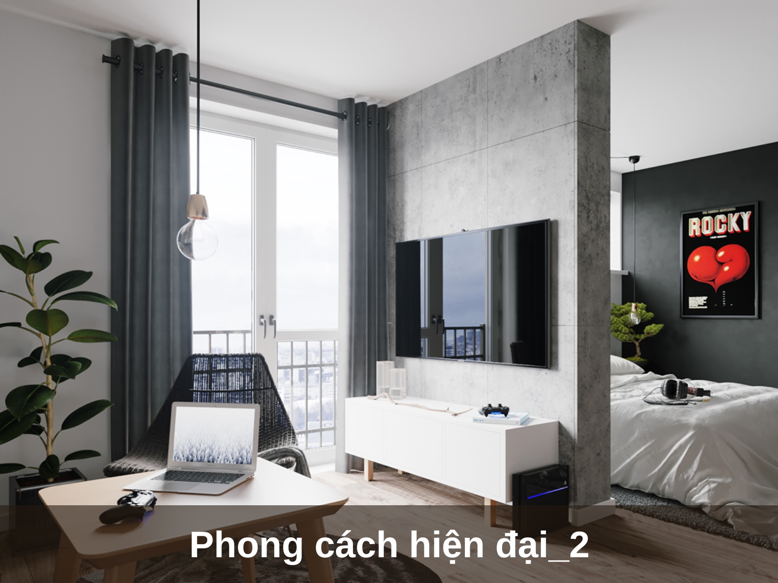 mau thiet ke noi that chung cu 100m2 phong cach hien dai