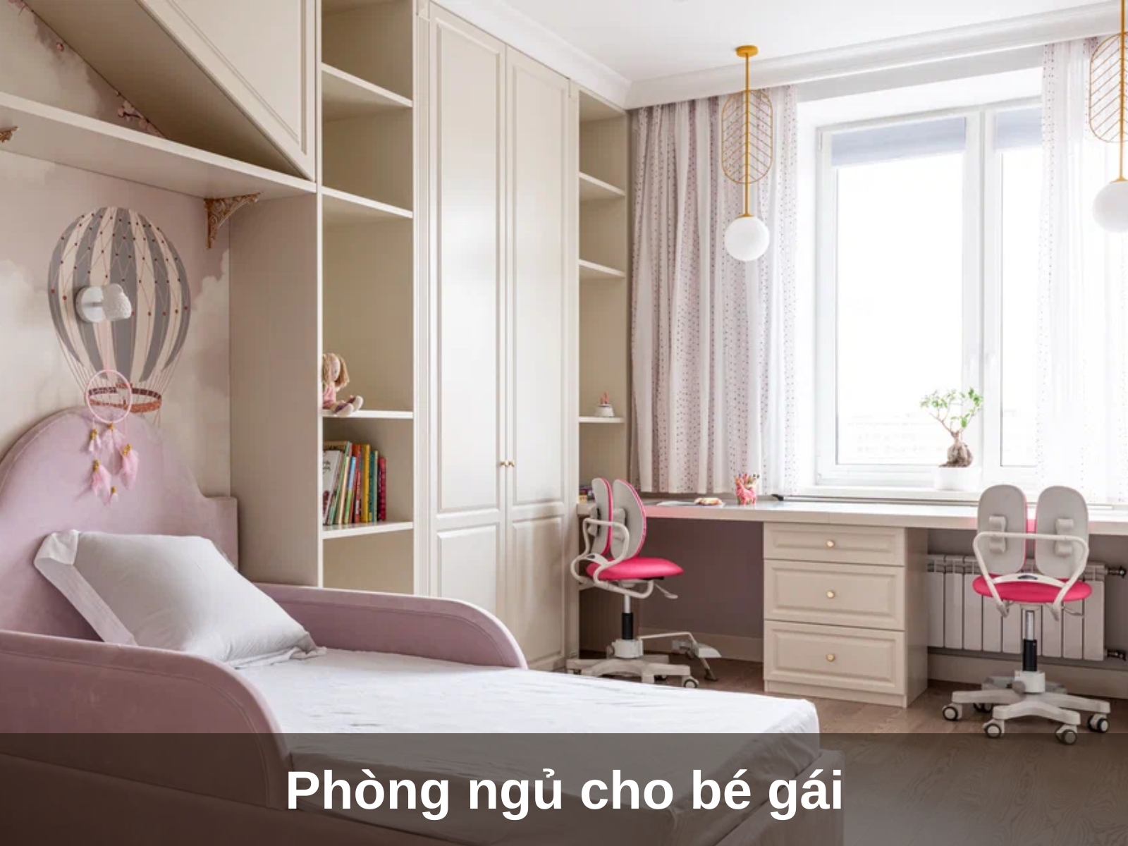 phong ngu cho be gai
