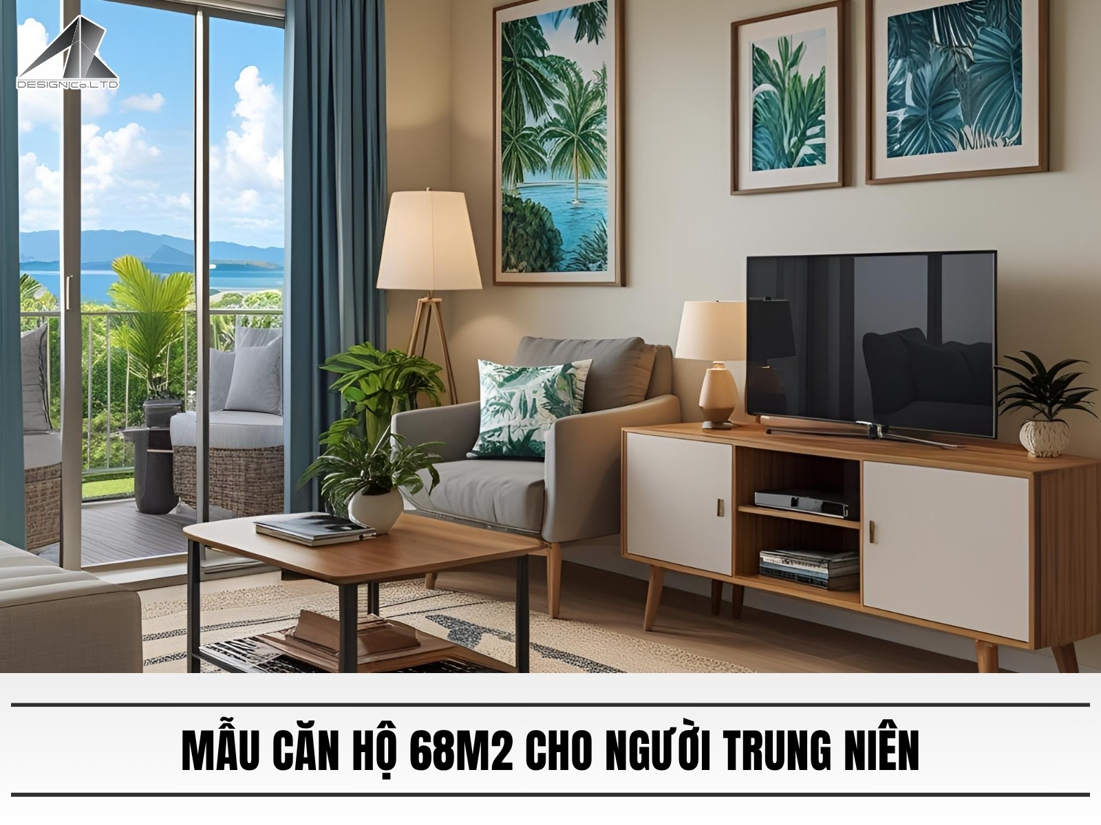 Mau thiet ke can ho 68m2 cho nguoi trung nien