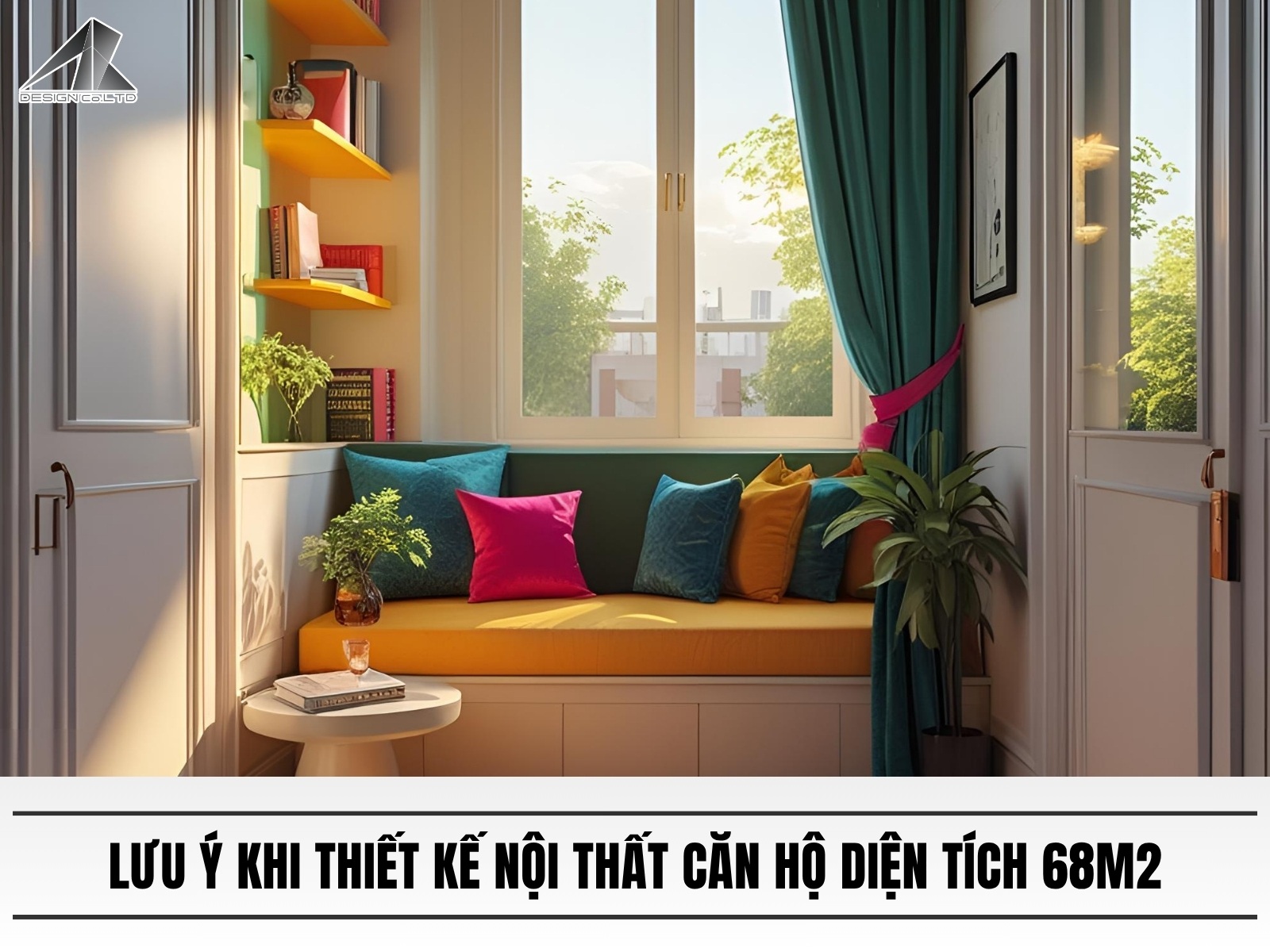 Lưu ý khi thiết kế nội thất căn hộ diện tích 68m2