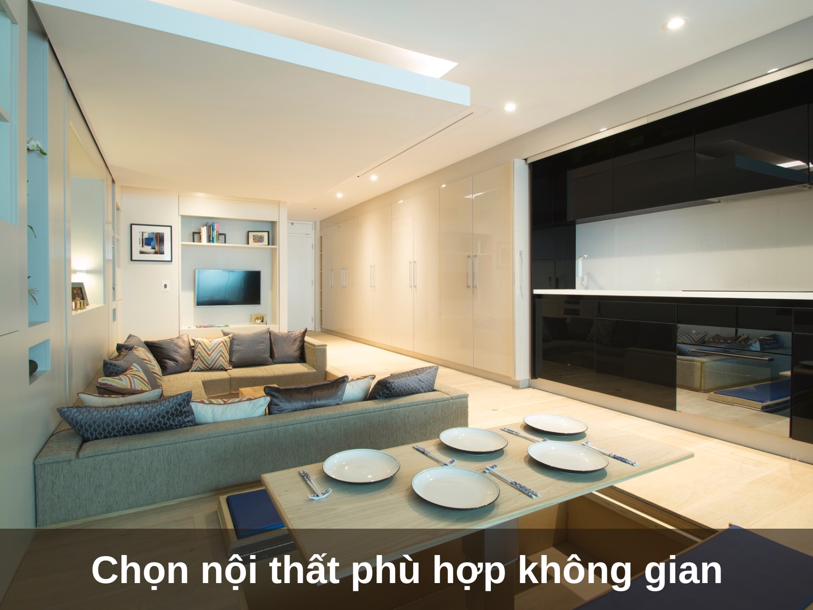 chon noi that phu hop khong gian