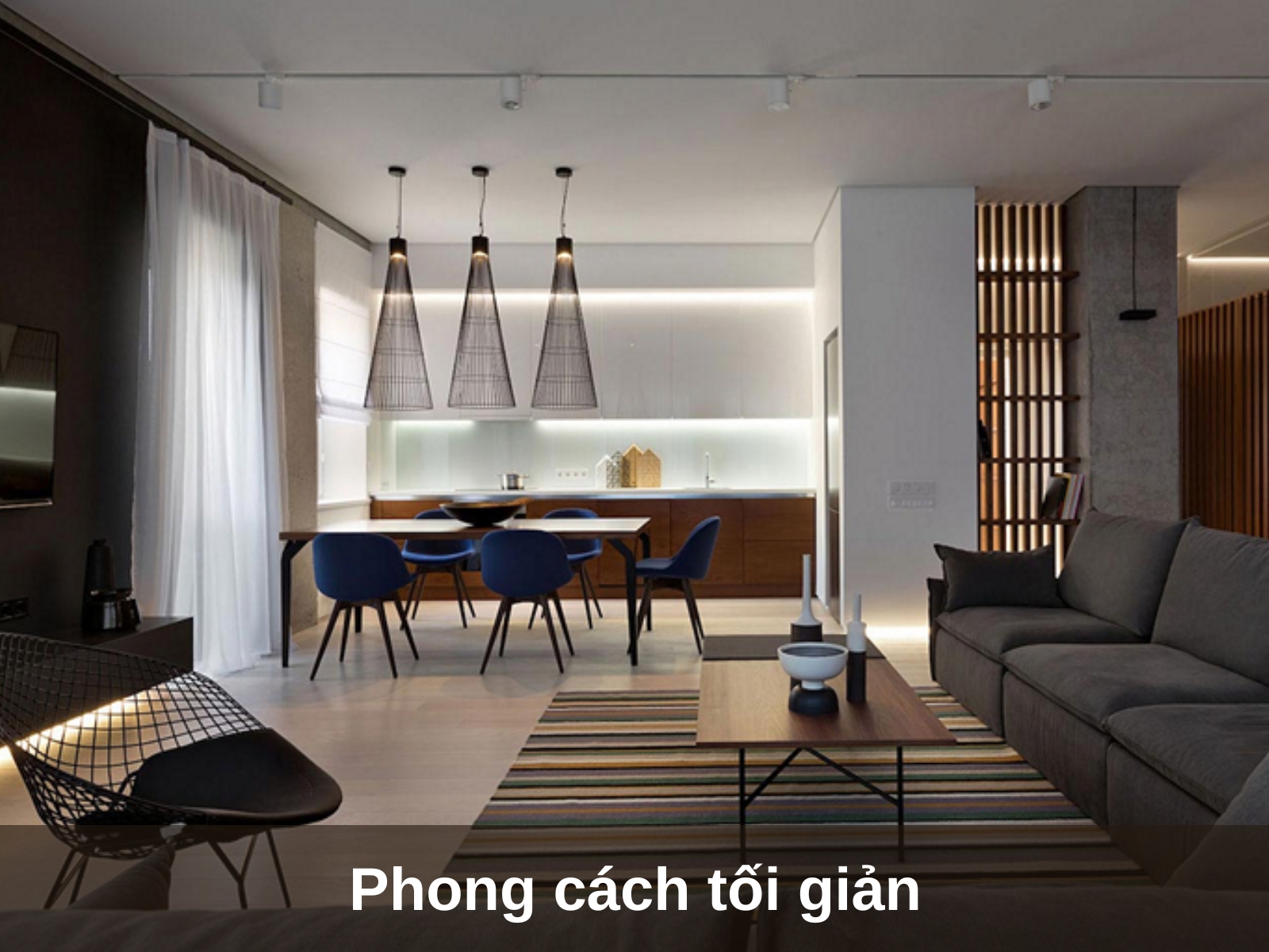 phong cach thiet ke can ho 90m2 toi gian
