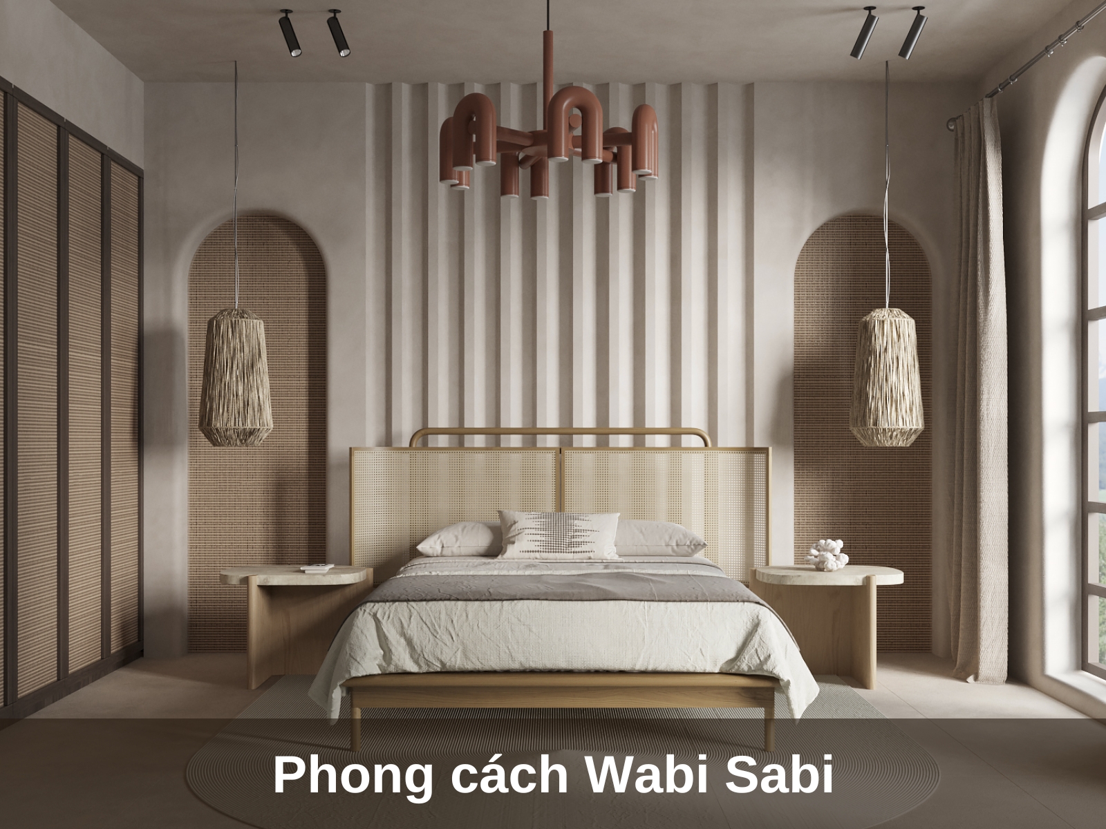 phong cach thiet ke can ho 90m2 wabi sabi