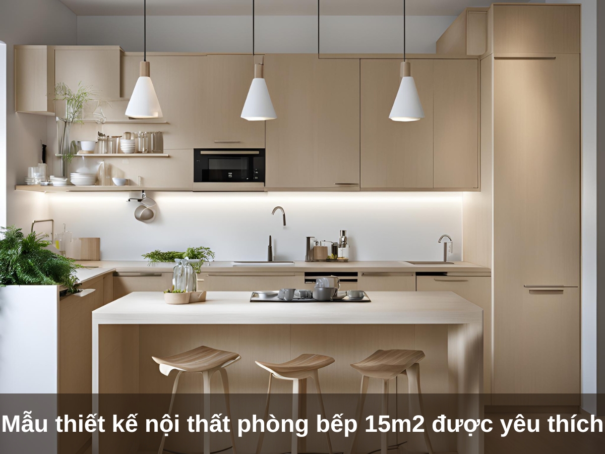mau thiet ke phong bep 15m2 an tuong
