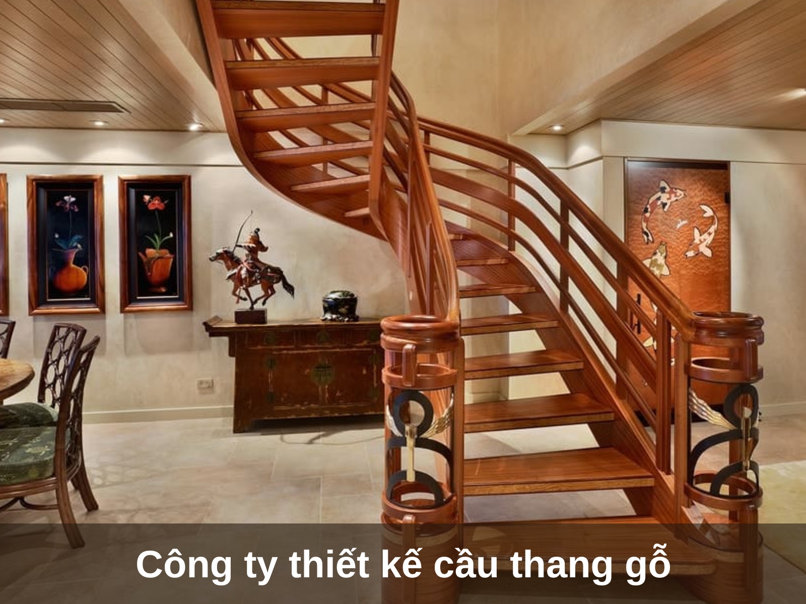 cong ty thiet ke thi cong cau thang go dep gia re chat luong