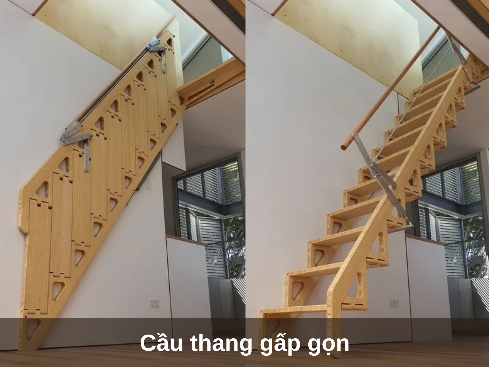 cau thang gap gon