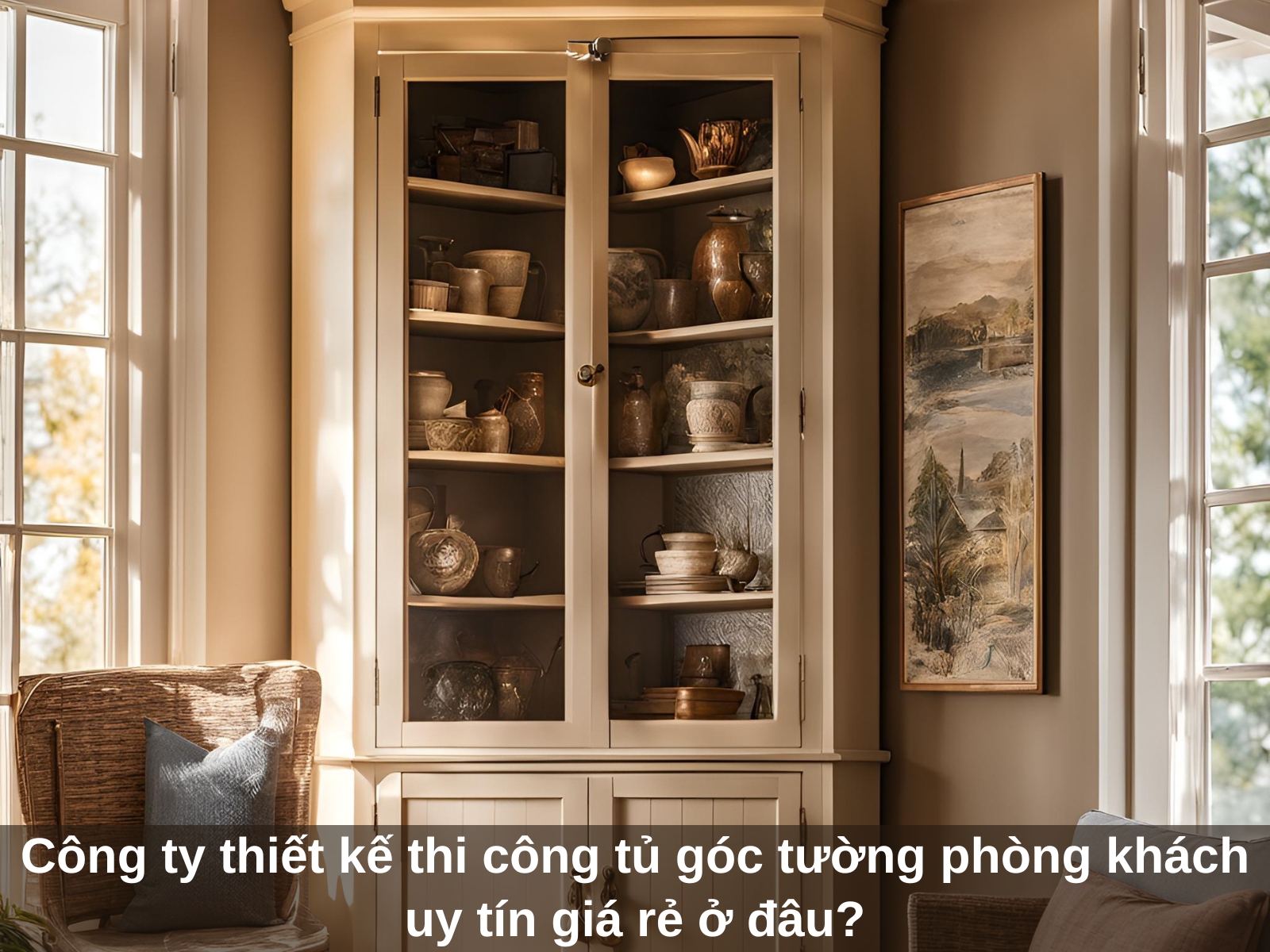 Cong ty thiet ke thi cong tu goc tuong phong khach uy tin gia re o dau