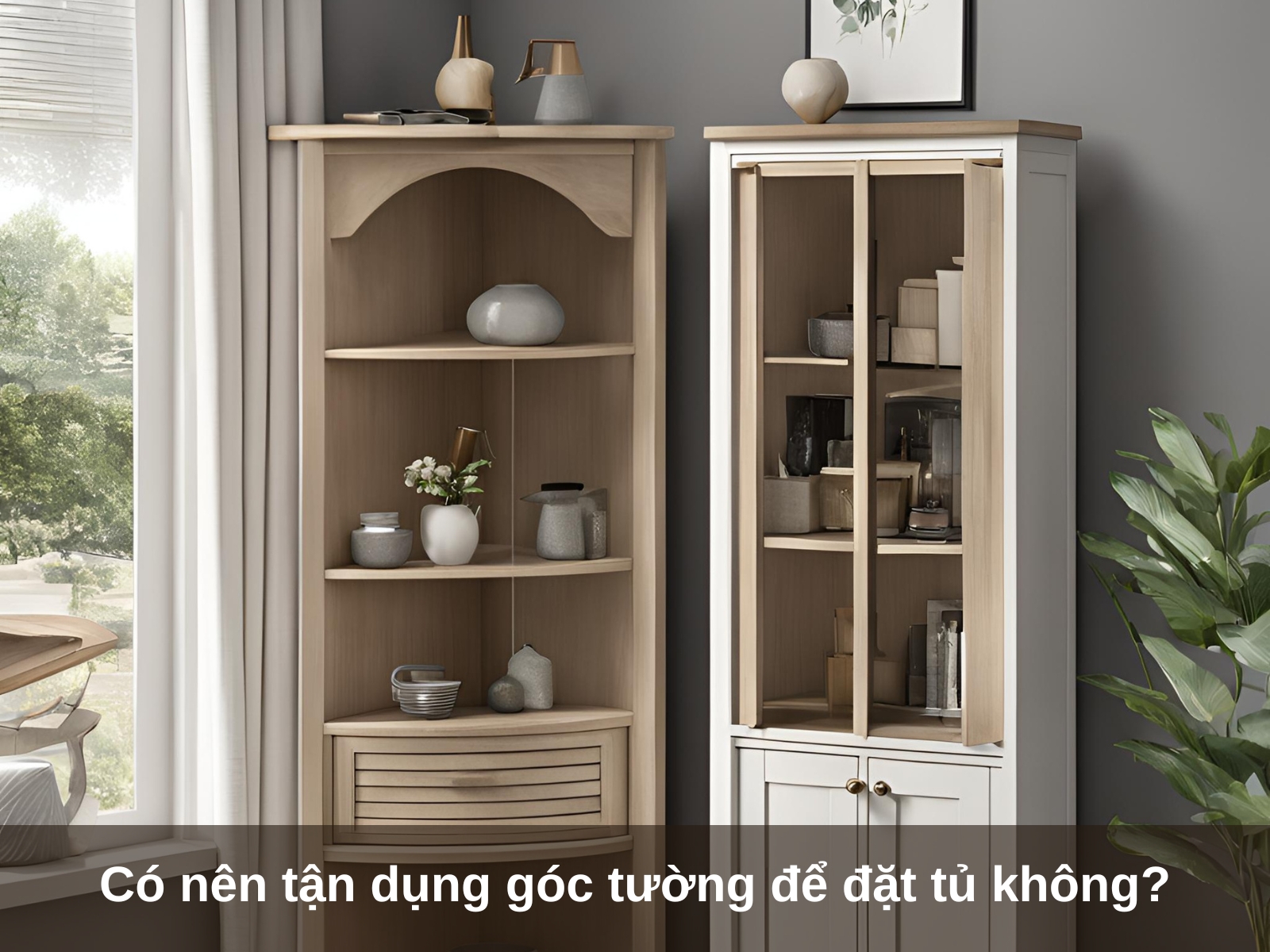 Co nen tan dung goc tuong de dat tu khong