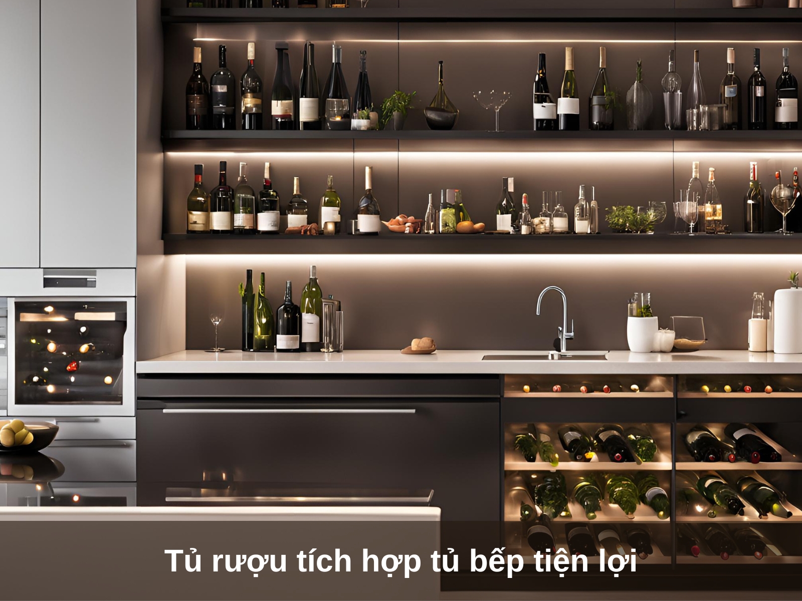 Tu ruou tich hop tu bep tien loi