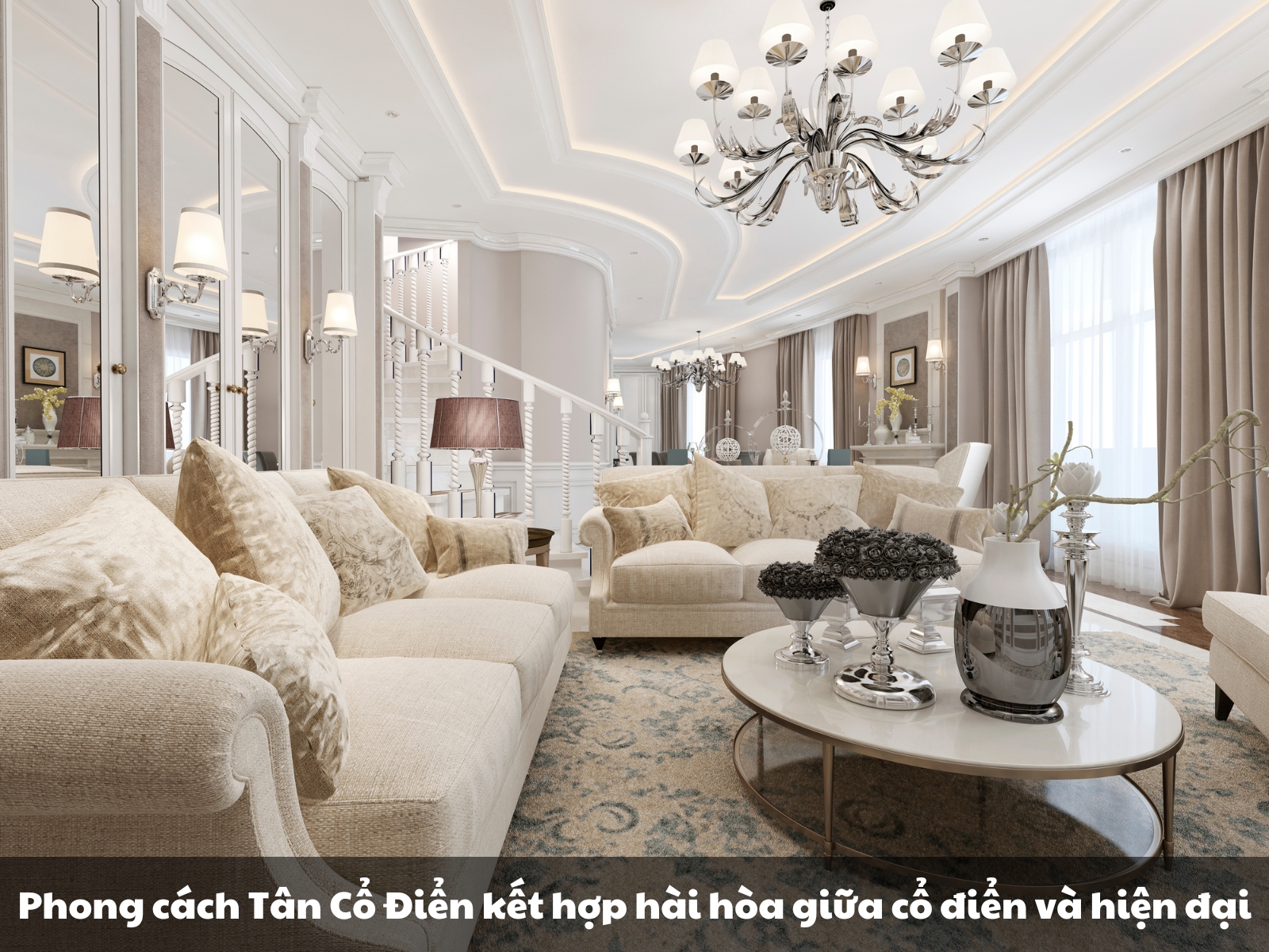 top 4 phong cach tan co dien ket hop hai hoa giua co dien va hien dai