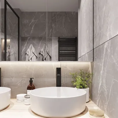 Thiết kế phòng tắm phong cách sang trọng