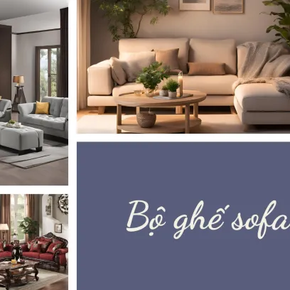 Bộ ghế sofa cao cấp sang trọng
