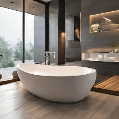 Bồn tắm đa dạng kích thước kiểu dáng