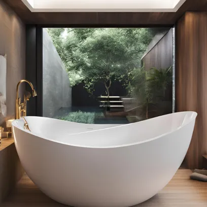 Bồn tắm đa dạng kích thước kiểu dáng