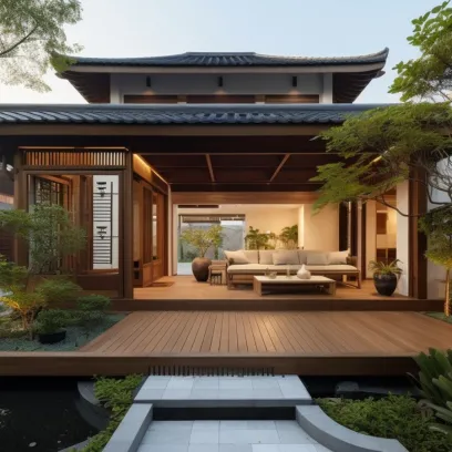 Mẫu nhà kiểu Nhật thanh lịch tinh tế