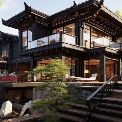 Mẫu nhà kiểu Nhật thanh lịch tinh tế