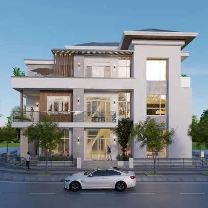 Mẫu nhà mái Nhật sang trọng hiện đại