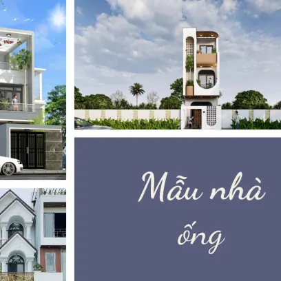 Mẫu nhà ống đẹp tối ưu diện tích