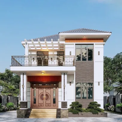 Mẫu nhà phố sang trọng thời thượng