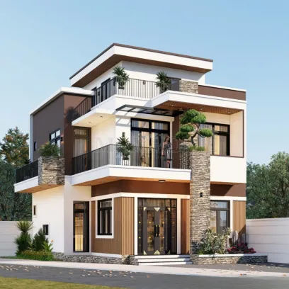 Mẫu nhà phố sang trọng thời thượng