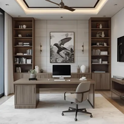 Mẫu thiết kế phòng làm việc 15m2