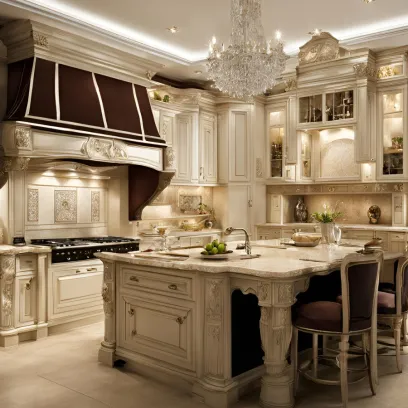 Phòng bếp cổ điển