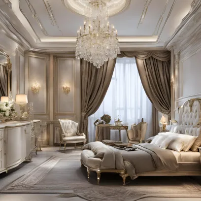 Phòng ngủ phong cách tân cổ điển