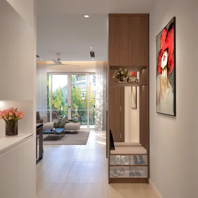Thiết kế căn hộ thoáng mát và rộng rãi