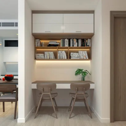 Thiết kế căn hộ thoáng mát và rộng rãi