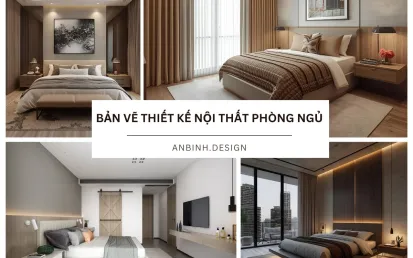 49+ bản vẽ thiết kế nội thất phòng ngủ ĐẸP tối ưu diện tích